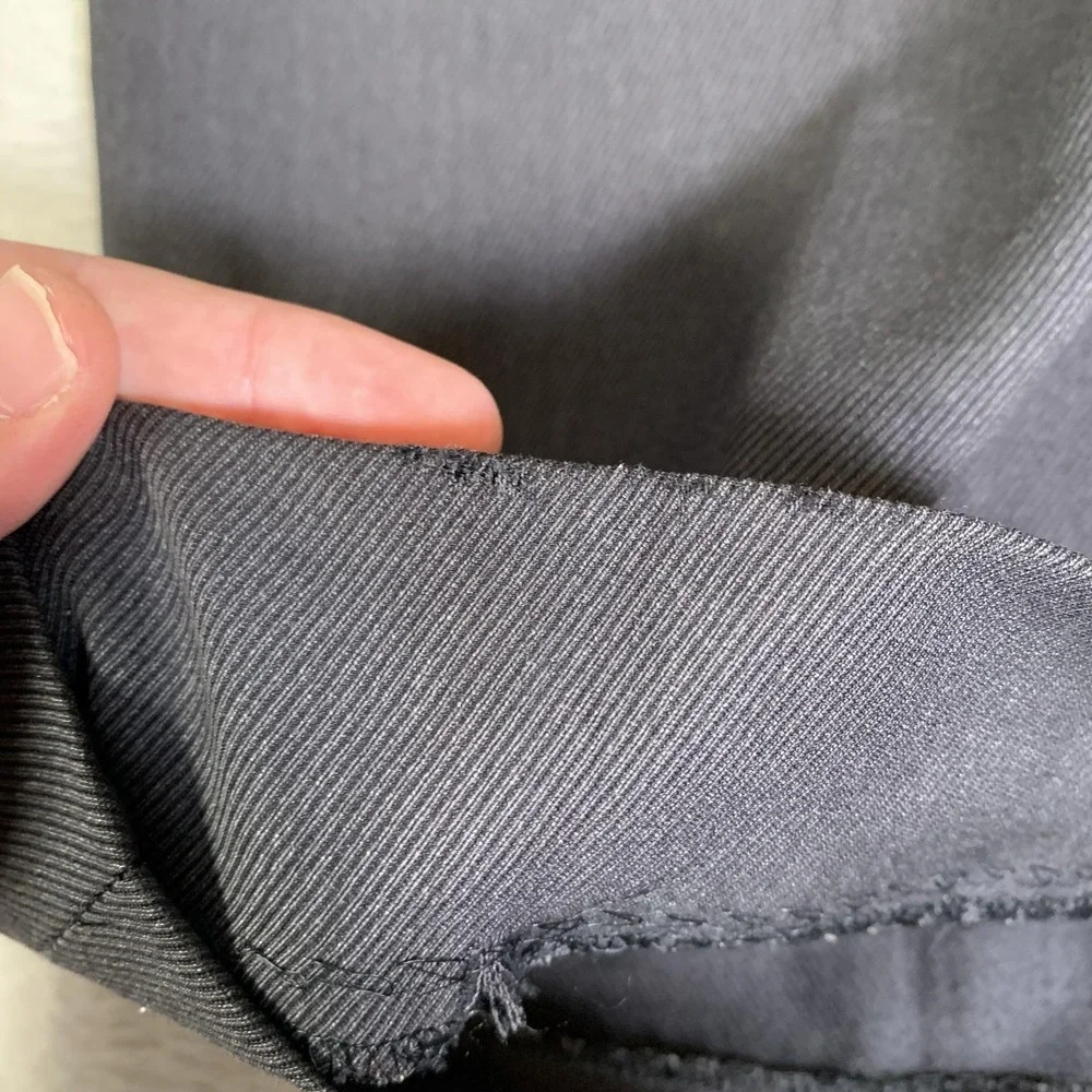 Canali Proposta Pants Mens 40x30 (Tag IT 58) Gray Wool Dress Classic Italy FLAWS
